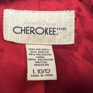 Manteau Bébé Fille 18 Mois - Fausse Fourrure Ivoire - Marque Cherokee - Neuf Sans étiquettes